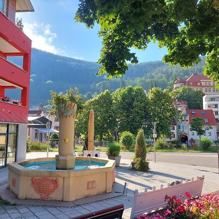 Apartement Am Waldrand Bad Wildbad Exterior photo